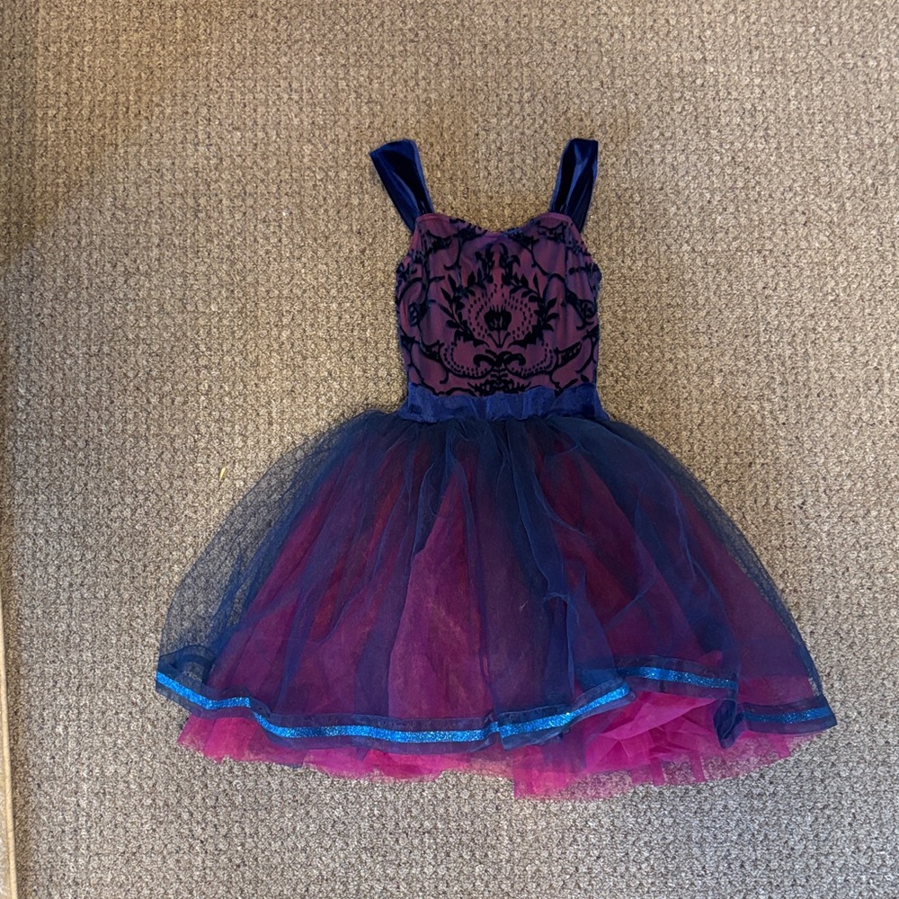 Weissman Pink and Blue Dance Costume